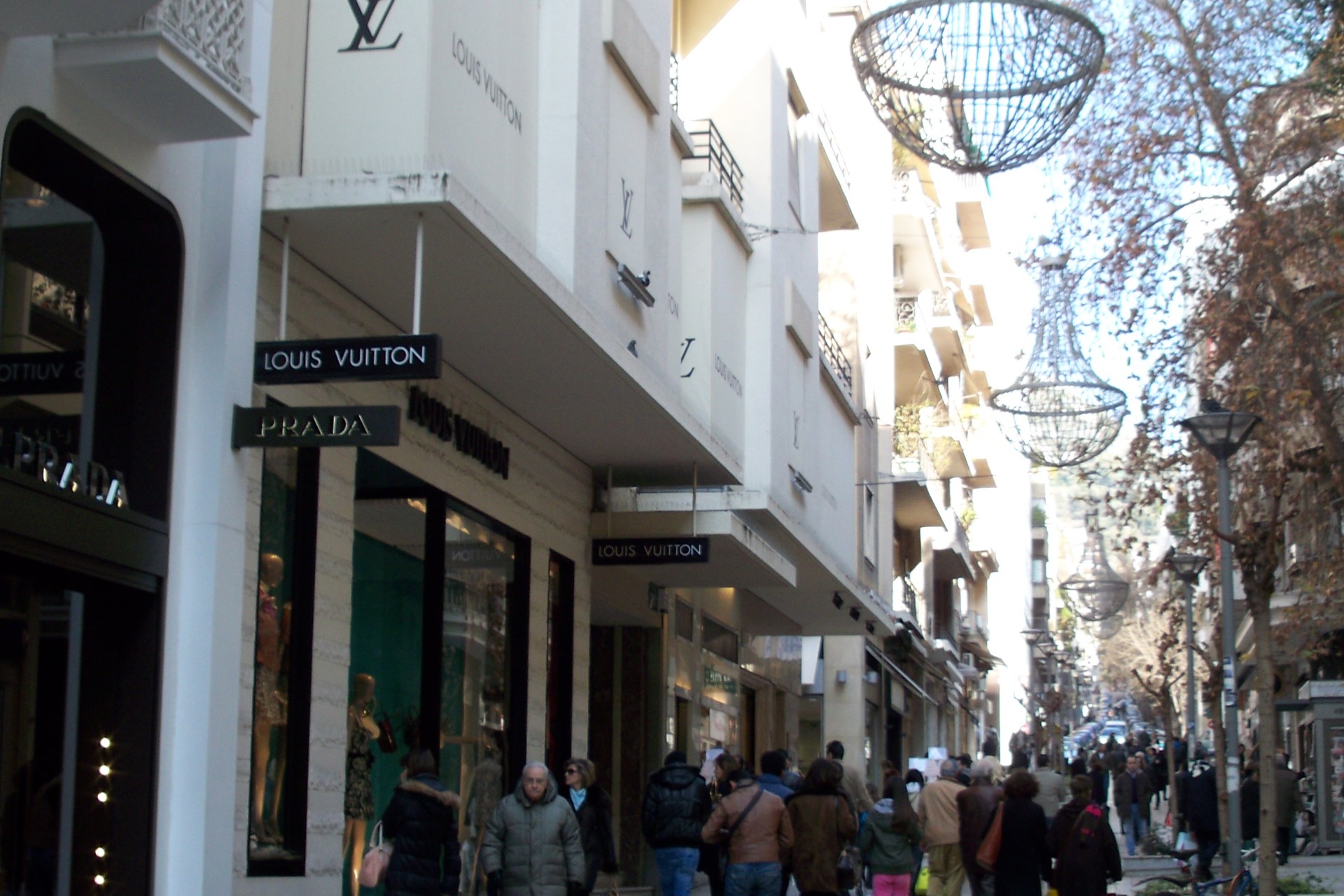 Η οδός Βουκουρεστίου στην Αθήνα